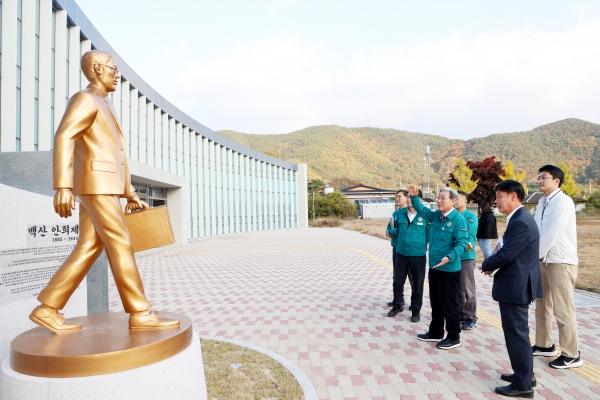 의령군이 지역 대표 독립운동가 백산 안희제(1885~1943) 선생 성역화 사업을 본격적으로 추진한다.